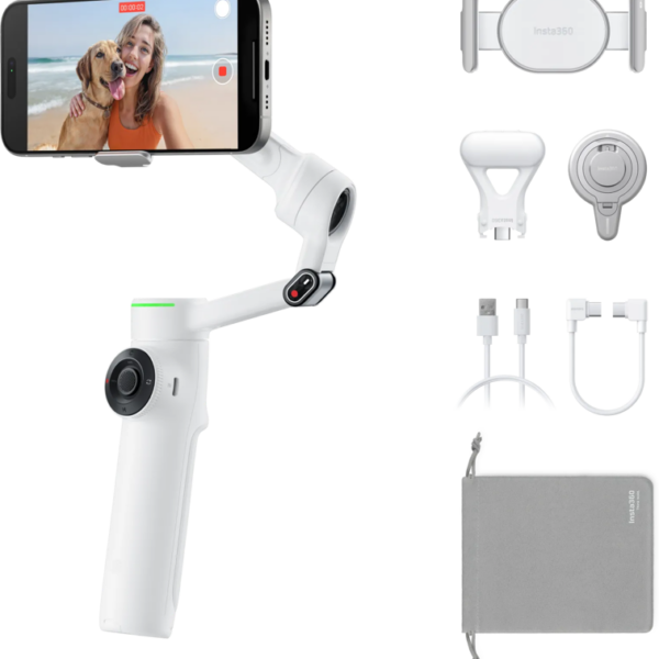 Insta360 Flow 2 Pro Creator Bundle (Summit White)