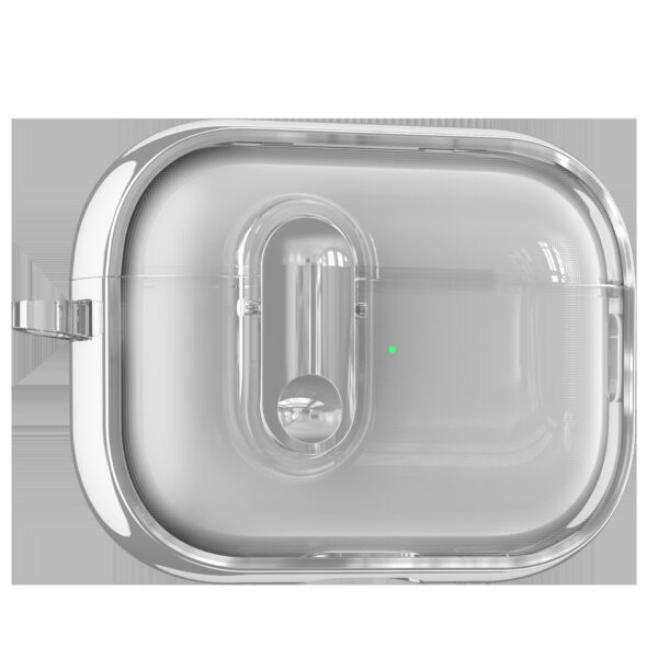 AirPods etui transparent med farget ramme